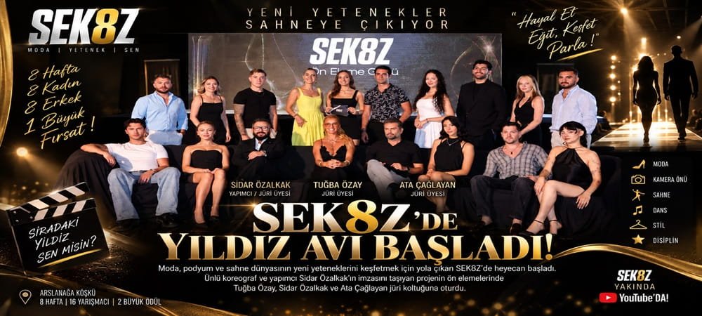 SEK8Z’de Yıldız Avı Başladı! Tuğba Özay,Sidar Özalkak ve Ata Çağlayan Yeni Yetenekleri Seçti