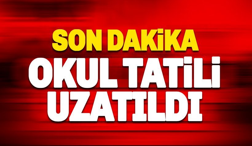 Ülke genelinde eğitimin başlangıcı bir hafta daha uzatıldı